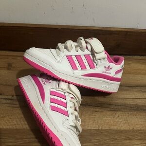 Adidas Forum Low J 'White Screaming Pink' GS 4(No Box)